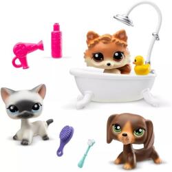 TM Toys Littlest Pet Shop: Kisállat spa játékkészlet, 7. generáció, 3. széria - 3 db-os (LPS00638) - jatekbolt