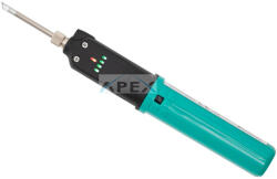 Somogyi Elektronic SI-B165 - Pro’skit SI-B165 vezeték nélküli forrasztópáka, 12W, professzionális, érintőkapcsolós, gyors felfűtés, cserélhető akkumulátor, beépített lámpa, tartó állvány, USB-C töltőkábel
