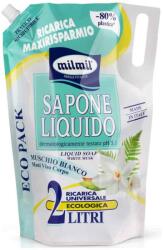 MilMil Sapun lichid rezerva cu mosc alb, 2000ml, Mil Mil