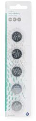 Nedis BALCR16325BL 3V lítium gombelem CR1632, 5db/csomag (BALCR16325BL)