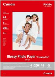 Canon Papír GP-501 A4 5 Lappartos (fényes fotópapír A4, 5 lap) 0775B076 (0775B076)