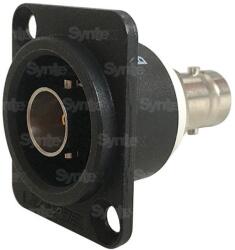 Canare 12G-SDI Panel Mount Bulkhead BNC Receptacle (BCJ-JRUDBK) (BCJ-JRUDBK)