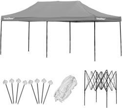 Leziter Összecsukható kerti pavilon 3x6 m (LEZ-LKP-60-GREY)