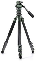 Tilta Travel Video Fluid Head with 3-stage Carbon Fiber Legs (5kg) - Forest Green (TT-VT05-FB-FG)
