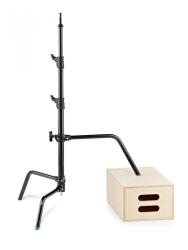 Avenger C-Stand 18 with sliding leg in black finish - fekete (A2018LCB)