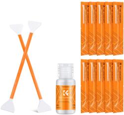 K&F Concept 10Pcs Double-Headed Cleaning Stick + 20ML Cleaning Solution (SKU.1965)