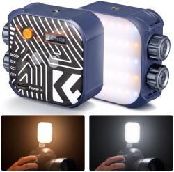 K&F Concept K&F Dual Color Temperature Portable Photography Vedio Fill Light 2500K-9900K Blue
