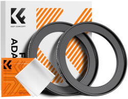 K&F Concept K&F Step Up Filter Ring 55-67mm*2pcs, +Vacuum Cleaning Cloth*1