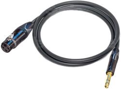 Infinitek L-2T2S microphone cable 6, 0mm, XLR (F) / JACK TRS 6, 3mm 7, 5m, BLK (I-2TS-F/TRS-BLK-705)