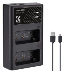 K&F Concept K&F LP-E17 USB-C kétcsatornás töltő