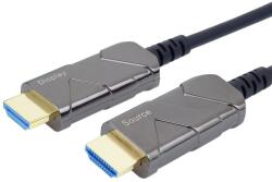 PremiumCord Ultra High Speed HDMI 2.1 Optical Fiber AOC Cable 8K@60Hz, 20m aranyozott (kphdm21x20)
