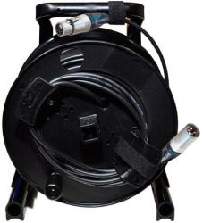 Infinitek XLR cable 20m on Schill reel (I-2TS-M/F-BLK-20-2R)