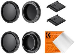 K&F Concept K&F Sony E-mount Body Cap*2 + Lens Rear Cap*2 + Hot Shoe Cap*2 + Cleaning Cloth*1 (SKU.2222)