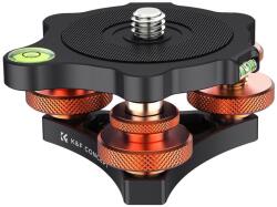 K&F Concept K&F Camera Leveler for Tripod Head, Aluminum Adjusting Tripod Head, Adjustment angle: +/-5°, maximum