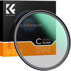 K&F Concept K&F 58MM C Series Black Mist Filter 1/4, Ultra-thin multilayer Green Coating (KF01.2246)
