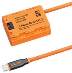 ZGCINE USB-C to NP-FZ100 Dummy Battery Cable (PD-FZ100 Fro SONY)