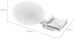 SmallRig Cold Shoe Adapter with Furry Windscreen (White) for Sony ZV series cameras 4734 (4734)