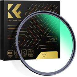 K&F Concept K&F 55MM Nano-X B270 MCUV Filter, HD, Waterproof, Anti Scratch, Green Coated (KF01.985)
