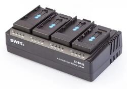 Swit LC-D421C KIT | 4-CH DV charger with 4x Canon BP Style plates (LC-D421C KIT)