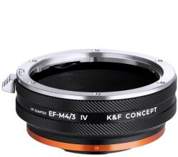 K&F Concept KF, M12126, HIGH PRECISION LENS ADAPTER, Anti reflection，EOS-M4/3 IV PRO (KF06.505)