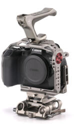 Tilta Camera Cage for Canon R6 Mark II Basic Kit - Titanium Gray (TA-T45-A-TG)