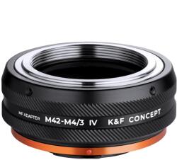 K&F Concept KF, M10126, HIGH PRECISION LENS ADAPTER, Anti reflection，M42-M4/3 IV PRO (KF06.504)