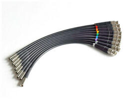 Canare Cable SDI DIN 1.0/2.3 to BNC (M) for DECKLINK QUAD (9pcs) 2m (CNRQUADM2)