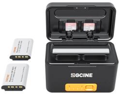 ZGCINE SONY BX1Battery Charging Case( 2-bit+2-BX1battery ) (PS-BX1Kit 2)