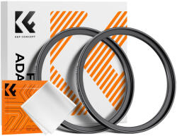 K&F Concept K&F Step Up Filter Ring 77-82mm*2pcs, +Vacuum Cleaning Cloth*1 (KF05.357)