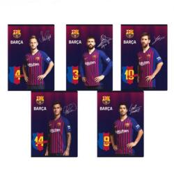  Jegyzetfüzet A5 FC Barcelona négyzet alakú, 16 lap, vegyes kivitelben, 102019001 (BRC1648X)