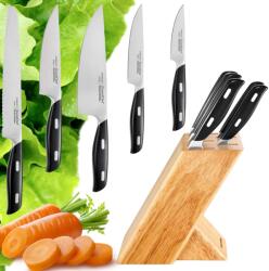Tescoma 5 Db-os Acél Konyhakés Készlet Tescoma Grandchef Blokkban, Éles (884640.00)