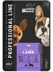 Super Benek SUPER BENO Adult tasak kis és közepes testű kutyáknak bárányhússal 100g