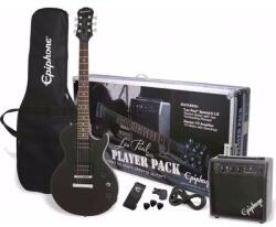 Epiphone Les Paul Player Pack Ebony elektromos gitárszett