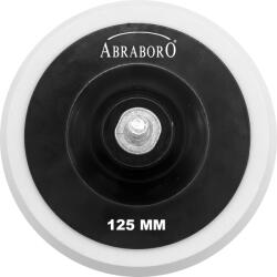 ABRABORO 2in1 (M14 és Ø8 mm) tépőzáras gumitányér, Ø125 mm, 3 db/csomag (050712500001) - praktikuskft