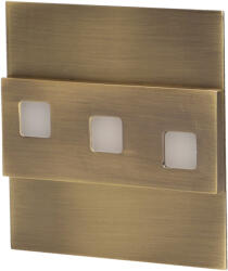 LED lépcső világítás 3000K sárgaréz (OR-O1531L3/BR)