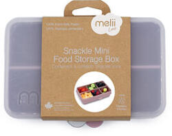 Melii Cutie mini pentru gustări Melii Snackle Box - Roz luxos (40052) Set pentru masa bebelusi