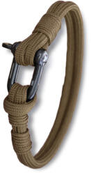 WARAGOD Paracord karkötő fémkapoccsal Faila, prérifarkas