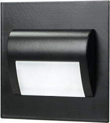 Fekete LED lépcső világítás 1, 5W 6000K (AD-O6164L6/B)