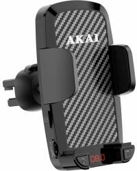 AKAI Modulator FM Akai FMT-C14BT tip suport de telefon, Bluetooth, USB, Negru (FMT-C14BT)