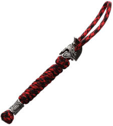 WARAGOD Paracord Spartan keyring Nénar, roșu