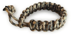 WARAGOD Brățară Paracord cu închidere reglabilă Ilmë, camo coyote