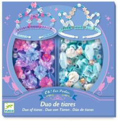 DJECO Duo of tiaras - Ékszerkészítő készlet Páros tiara, kék (DJ00038)