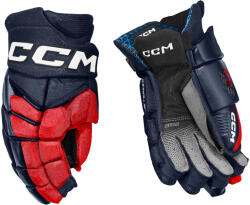 CCM JetSpeed FT8 Pro Navy/Red/White Junior Hokikesztyűk 11 hüvelyk