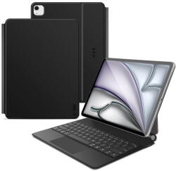 Tech-Protect TP2472 Tech-Protect Smartcase Apple iPad Air 11 (2024/2025) Pro 12.9 (2020/2021/2022) tok billentyűzettel, Fekete (TP2472)