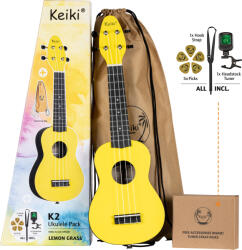 Ortega Guitars K2-LGR szoprán ukulele