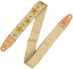  Levy's Flowering Vine Hemp Textil gitár heveder Yellow