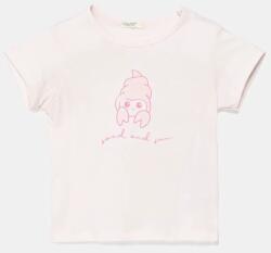 Benetton baba pamut póló rózsaszín, 3I1XA1069 - rózsaszín 62 - answear - 5 290 Ft