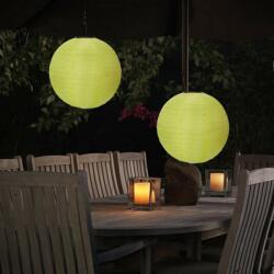 ProGarden Nagyméretű Napelemes Party LED Lampion, 28 cm, sárga, 1 db (DX9300630)