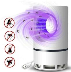 HomeandMode USB-s szúnyogirtó, rovarirtó LED fénnyel - fehér, 16 cm (CR1000201)