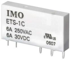 IMO ETS-1CN-SL-24VDC Miniatűr ipari relé, 6A, 24VDC, 1C/O (ETS-1CN-SL-24VDC) (ETS-1CN-SL-24VDC)